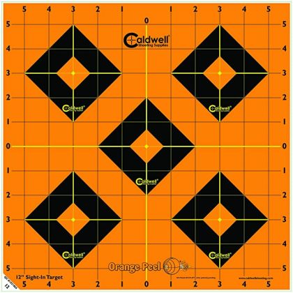Caldwell Orange Peel Sight-In meta: 12" 