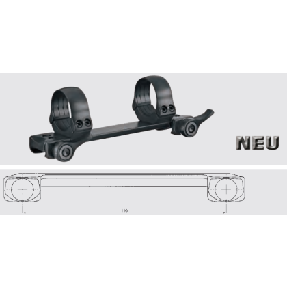 Recknagel One-piece tip-off mount for Picatinny, 34mm, lever