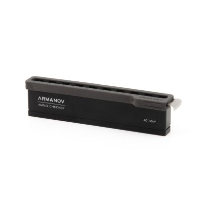 Armanov Ammo Checker 40 S&W, 10 rd with Quick Transfer Cover and OAL Checker