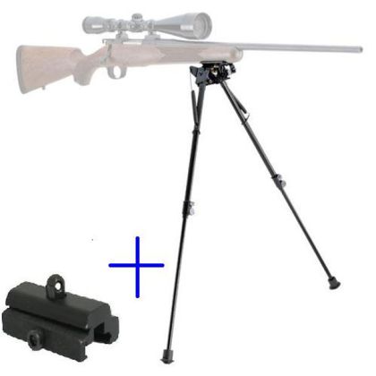 ADE 13-23'' Bipod, Picatinny Rail Adapter