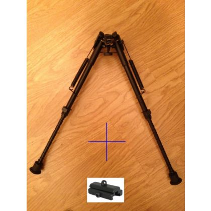 ADE 9-15'' Bipod, Picatinny Rail Adapter