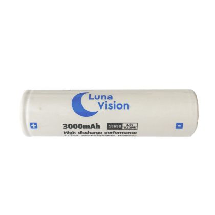 LunaVision Rechargeable Battery 187650 Li-Ion, 3500mAh 3.7V 12.95Wh
