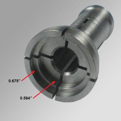 Forster Classic Case Trimmer Collet, .584 & .675 dia.