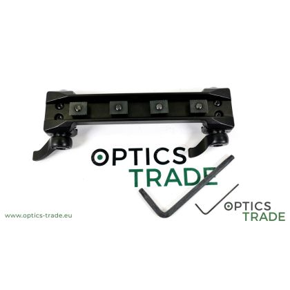 Recknagel One-piece tip-off mount for Picatinny, Zeiss VM / ZM rail, lever - 130 mm Long 