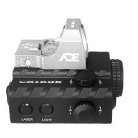 ADE Chiron Mini Flashlight and Laser with Built-In Mount