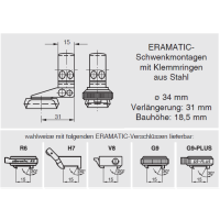 ERAMATIC Swing (Pivot) mount, FN Browning Eurobolt, 34.0 mm