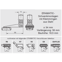 ERAMATIC Swing (Pivot) mount, FN Browning A-Bolt, 34.0 mm
