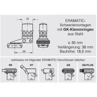 ERAMATIC-GK Swing mount for Magnum, Sauer 80/90/92, 30.0 mm