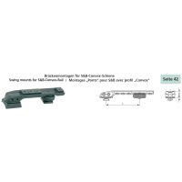 ERAMATIC One-piece Pivot mount, Winchester 70 long, S&B Convex rail