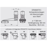 ERAMATIC Swing (Pivot) mount, FN Browning Eurobolt, 26.0 mm
