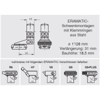 ERAMATIC Swing (Pivot) mount, FN Browning Eurobolt, 26.0 mm