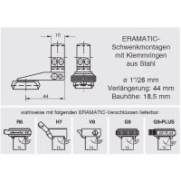 ERAMATIC Swing (Pivot) mount, FN Browning Eurobolt, 26.0 mm