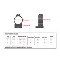 Warne 30 mm QD Rings for Tikka
