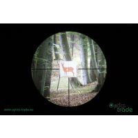 Kahles Helia 2-10x50i Reticle 4-Dot at 10x Magnification