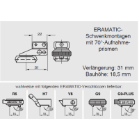 ERAMATIC Swing (Pivot) mount, FN Browning A-Bolt, LM rail