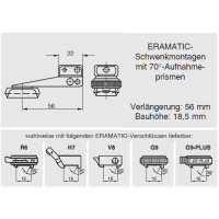 ERAMATIC Swing (Pivot) mount, Mauser M 96, LM rail