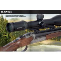 MAKflex One-piece Pivot mount, Lever lock, Picatinny rail