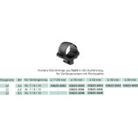 Recknagel Magnum Steel Front Pivot Ring with Windage Adjustment, 36 mm