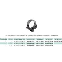 Recknagel Steel Front Pivot Ring with Windage Adjustment, 34 mm