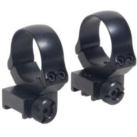 Recknagel Steel Tip-Off Ring Mount with Windage for 16.5 mm Dovetail Rail, 25.4 mm