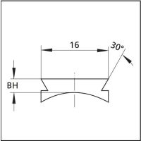 Recknagel Two-Piece Base for 16mm Dovetail Mount for Browning A-Bolt