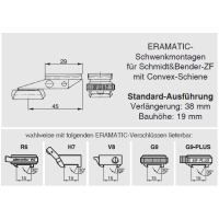 ERAMATIC Swing (Pivot) mount, FN Browning Eurobolt, S&B Convex rail