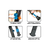 UTG Shooter's QD Bipod, 8.7