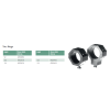 EAW Pair of Tactical Rings for Roll-Off Mounts, 30 mm