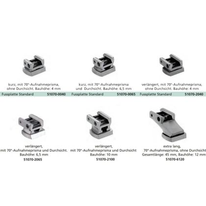 Recknagel Front Foot with Base for Suhl-Claw Mount for LM Rail