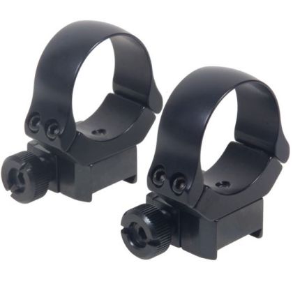 Recknagel Tip-Off Steel Ring Mount with Windage Adjustment for 16.5 mm Dovetail Rail, 30 mm
