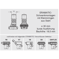 ERAMATIC Swing (Pivot) mount, Roessler Titan 3 / Titan 6, 30.0 mm