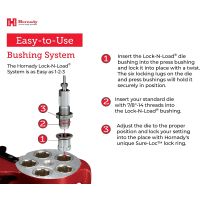 Hornady Die Bushings Lock-N-Load 10-pack