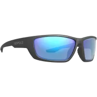 Black - Matte, Blue Mirror