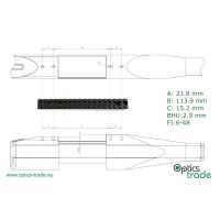 Contessa Picatinny Rail for Howa 1500 Long