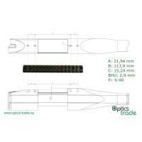 EAW Steel Picatinny rail, Remington 700, 78 LA