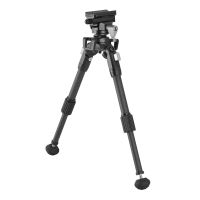 Vanguard Equalizer 1QS C Carbon Gun Bipod with Pic Rail Adapter