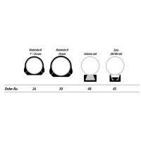 MAKuick Detachable Rings with Bases, Schultz & Larssen M97, 26.0 mm