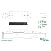 Rusan Picatinny rail - Steyr SBS, Classic, CLII, SM12 (SA)