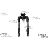 Tier-One Evolution Tactical Bipod - Carbon, QD Picatinny Adapter, Carbon