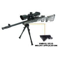 UTG Shooter's QD Bipod, 8.7